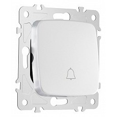 Кнопка звонка без рамки arte milano 205 205.36-1.silver